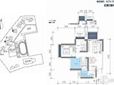 豪方天际_2室2厅1卫 建面73平米