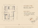 联建君钰府_2室2厅2卫 建面86平米