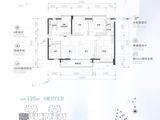 时代领峰_4室2厅2卫 建面125平米