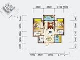 建安御锦珑湾_2室2厅2卫 建面89平米