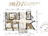 胜坚紫悦_4室2厅2卫 建面121平米