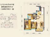 熙悦轩_3室2厅2卫 建面95平米