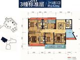 江门东汇城_4室2厅3卫 建面142平米