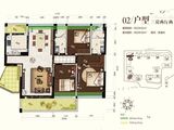 奥园禧悦臺_3室2厅2卫 建面124平米