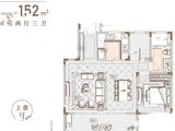 瓯江国际新城丨东樾府_4室2厅3卫 建面152平米