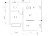 俊羽香草源_1室1厅1卫 建面47平米