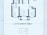 金辉优步湖畔_3室2厅2卫 建面135平米