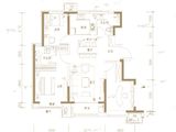 融信金地澜悦_3室2厅2卫 建面105平米