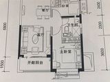 恒大翡翠龙庭_2室2厅1卫 建面70平米