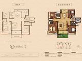 北京城建珑熙庄园_4室2厅2卫 建面128平米