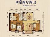 碧桂园天誉_4室2厅2卫 建面141平米