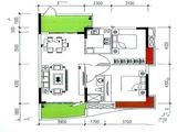 香江紫钻_2室2厅1卫 建面91平米