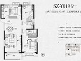 碧桂园西湖_3室2厅2卫 建面131平米