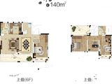 兴港和昌云著_4室2厅2卫 建面140平米