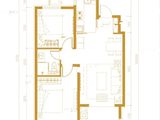 翡翠书院小区_2室2厅1卫 建面86平米