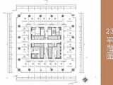 金投中心_23F平面图75.21-204.66㎡ 建面84平米