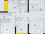 海伦堡湖心里_3室2厅2卫 建面104平米