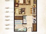 嘉兴文贤公馆_1室2厅1卫 建面47平米