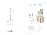 碧桂园伴山澜湾雅苑_3室2厅1卫 建面83平米