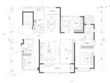 蓝城玉蘭公馆_4室2厅3卫 建面190平米