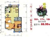 锦绣柚都_3室2厅2卫 建面88平米