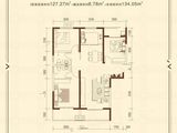 石鼓山臻园_3室2厅1卫 建面127平米