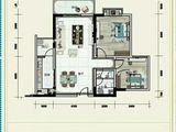 华夏御江府_2室2厅2卫 建面100平米