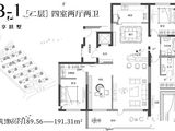 金象泰梧桐墅_4室2厅2卫 建面189平米