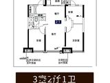 沈阳恒大西江天悦_3室2厅1卫 建面116平米