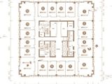 鸿赫时代天际_34-36F写字楼户型 建面1700平米