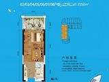 惠州富力湾_阅海·海玺50㎡单房 建面50平米