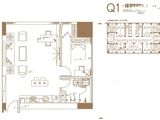 泊富国际广场公寓_1室2厅1卫 建面76平米