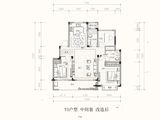 祥生云栖_3室2厅2卫 建面109平米