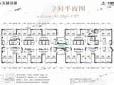 大都云锦_LOFT空间平面图16F 建面38平米