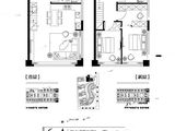 千禧鹤IFC国际金融中心_2室2厅2卫 建面59平米