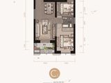 鸿赫时代天际_3室2厅1卫 建面128平米