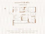 国建理想湾_3室2厅2卫 建面113平米