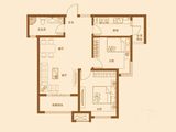 康大鑫都汇府_2室2厅1卫 建面89平米
