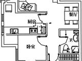 蒙哥马利豪庭_2室2厅1卫 建面79平米