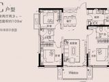 荣盛城_3室2厅2卫 建面109平米