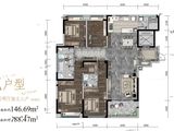 天澜道11号_4室2厅3卫 建面188平米