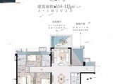 阳光城悦澜府_4室2厅2卫 建面115平米