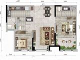 恒大云邸_2室2厅2卫 建面0平米