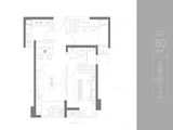 国贸学原一二期_2室2厅1卫 建面60平米