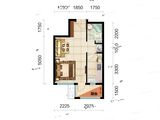 荣盛和悦名邸_1室1厅1卫 建面47平米