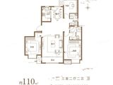 鑫江桂花园汀香_3室2厅2卫 建面110平米