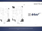 海唐广场_3室2厅2卫 建面44平米