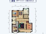 恒信凤凰公馆_3室2厅2卫 建面135平米