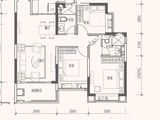 恒大天府城邦_3室2厅2卫 建面110平米