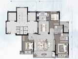 轨交悦东上境府_3室2厅2卫 建面125平米